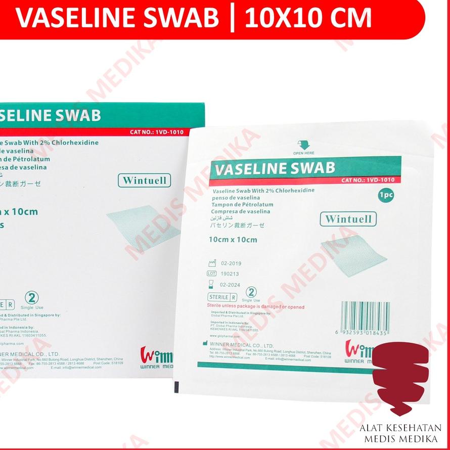 Vaselin swab 10 x 10 cm Kasa Luka Seperti Supratul Daryantul Lomatul