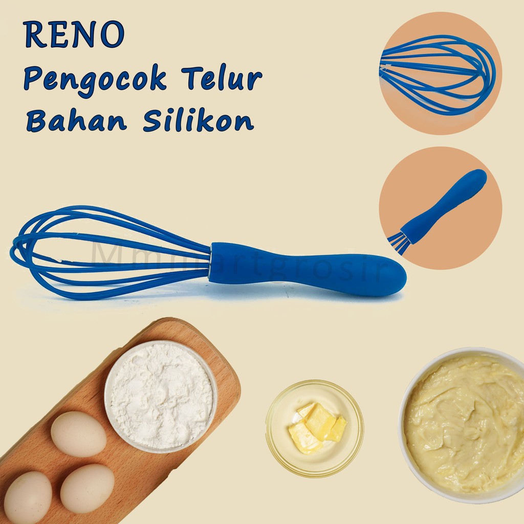 PENGOCOK TELUR DARI RENO BAHAN SILIKON