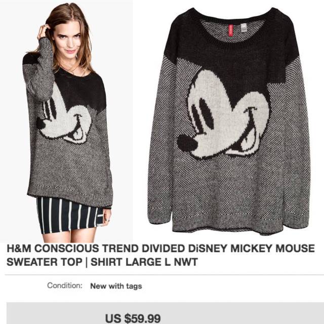 h and m disney shirt