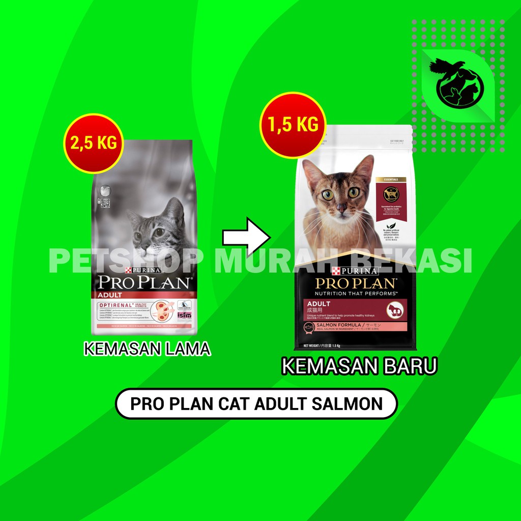 Makanan Kucing Proplan Salmon Adult 1.5 kg Cat Food