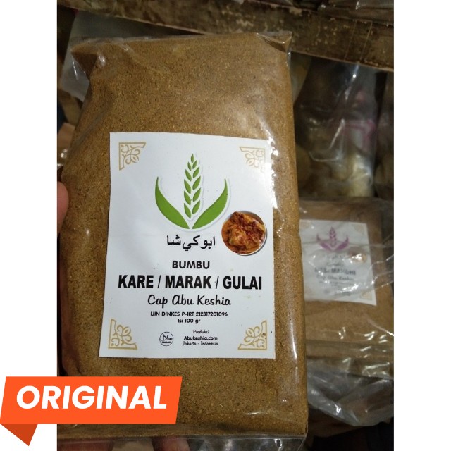 

Bumbu Gulai / Marag / Kare / Opor Super Cap Abu Keshia 100 Gram yang bikin masakan berasa banget