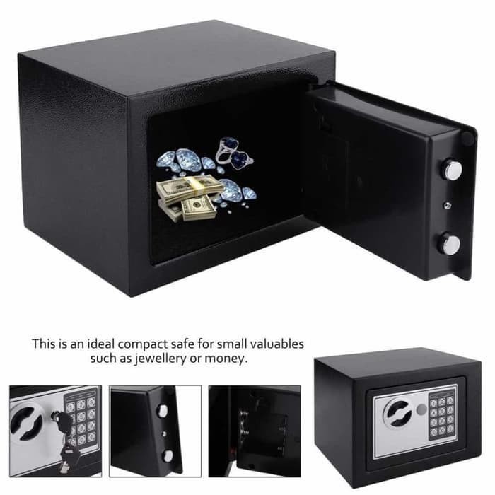 Brankas Mini Electric Password Safe Deposit Box