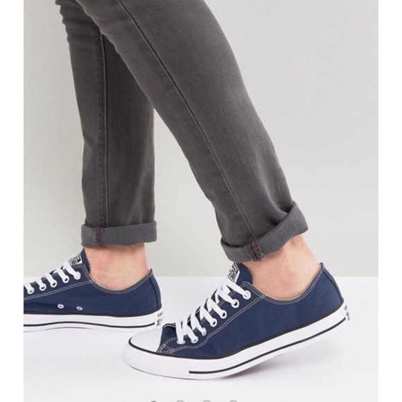 PROMO! Sepatu Converse Allstar 70s Navy Sneakers Bertali Pria Wanita Sekolah Casual Convers Snikers