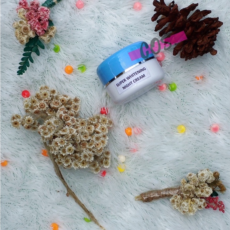 Cream Super Whitening Night Cream - Krim Pemutih Wajah High Grade
