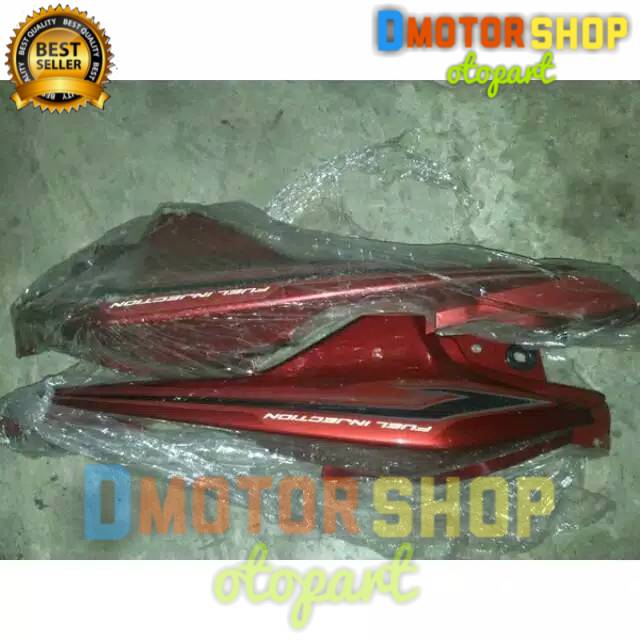 Cover body belakang Byson Fi merah