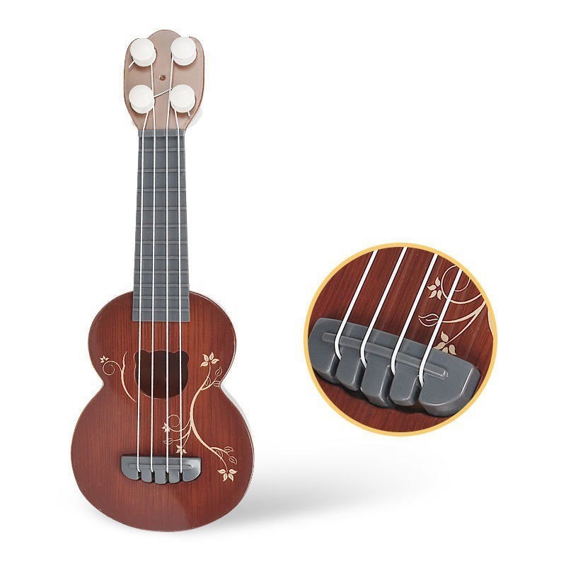 CR CM-P26 Alat Musik Gitar Ukulele Kayu Edukasi Anak / Gitar Mini Senar 4 Musik Mainan Anak-2
