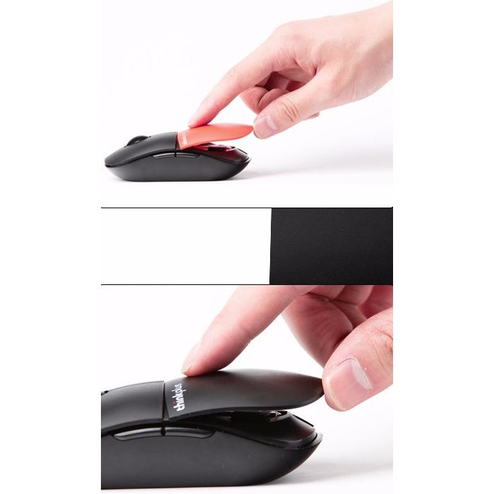 Mouse nirkabel ThinkPad Thinkplus E3 Terbaru bergaransi Original