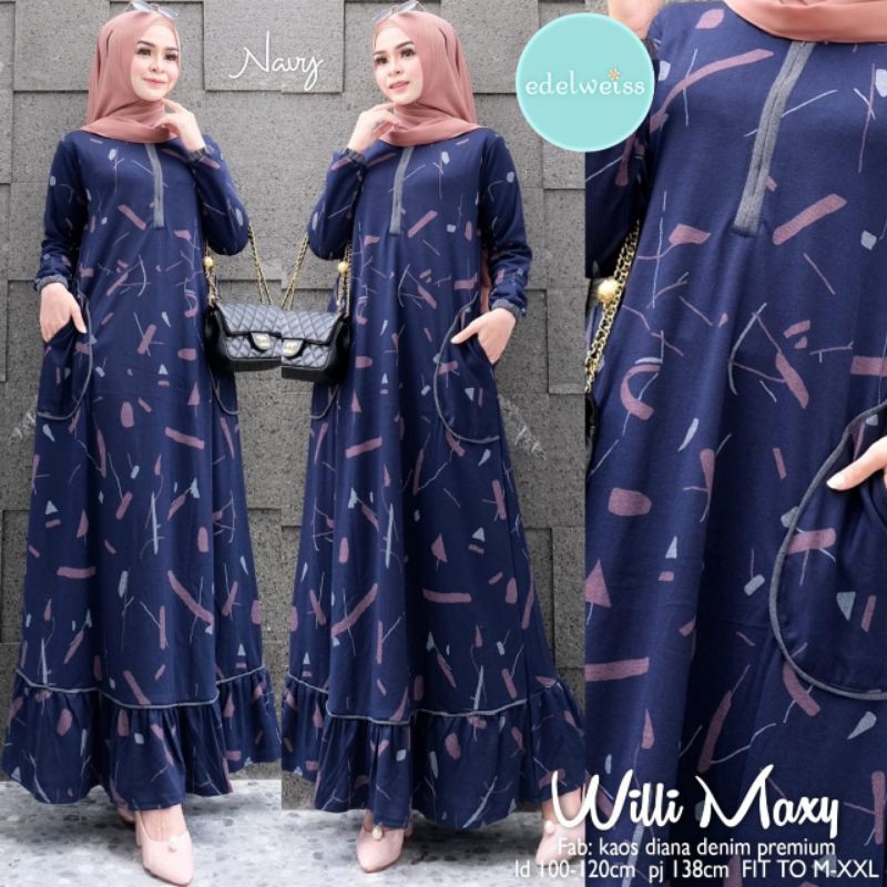 willy maxy gamis dress muslim