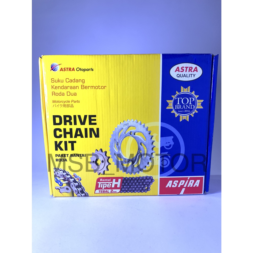 Paket Gear Set ASPIRA KYZ SUPRA X 125 HELMIN