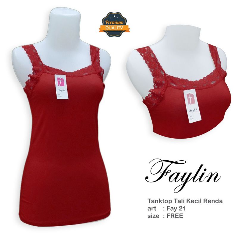 FAYLIN | Tank top Wanita RENDA Rayon Spandex/ Tank top L-XXL