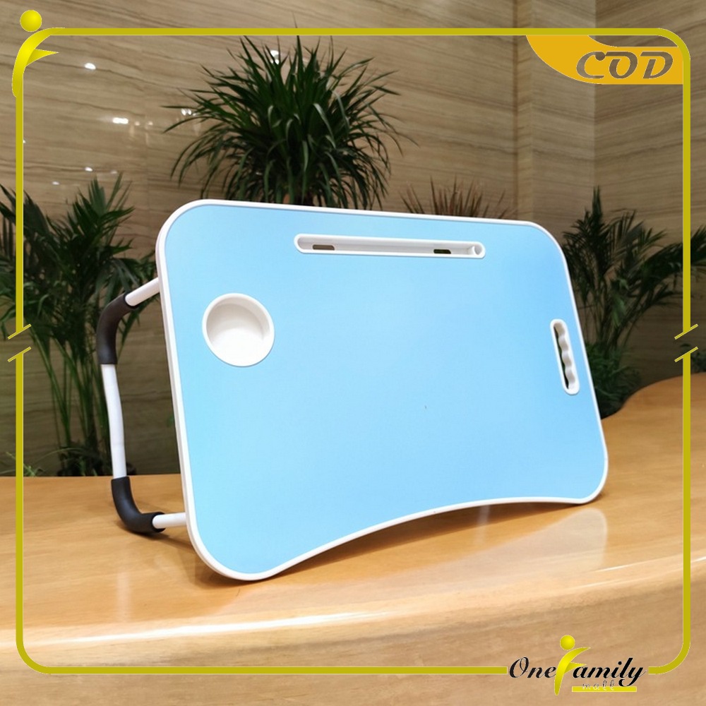 ONE-C78 Meja Laptop Lipat Portable Meja Belajar Anak Multifungsi Anti Air Karakter dan Polos Murah-6