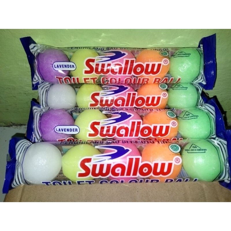 Swallow kamper toilet kapur barus toilet isi 5 colour ball
