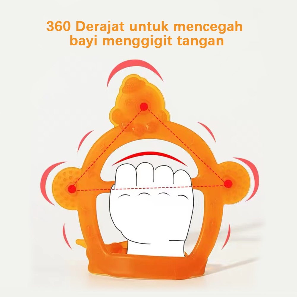 Teether bayi / Food grade silicon bayi teether gloves / Teether bayi gelang teether BPA Free C68