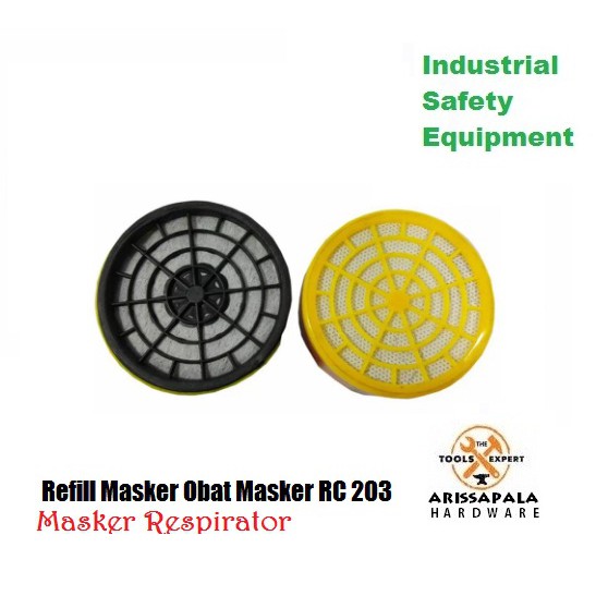 Refill Masker Isi Ulang Filter Masker Tabung Refill Chemical Cartridge Masker Respirator