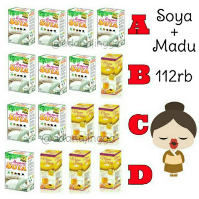 Paket Asi Booster ( Mama Soya + Mama Honey) - Paket Pelancar Asi