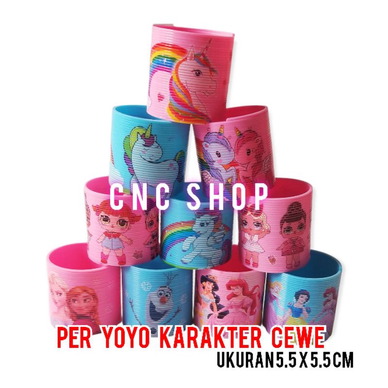 Per Slinky /Per Pegas Besar /Per Yoyo Lucu Karakter Unicorn Emoji Avengers Frozen Mainan Anti Stress Anak Magic Spring