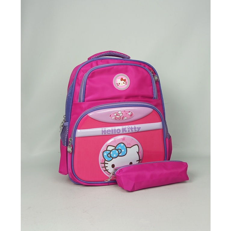 Tas Anak Alto Perempuan Tas Ransel Sekolah Embos Gambar Hello Kitty Frozen Free Kotak Pensil