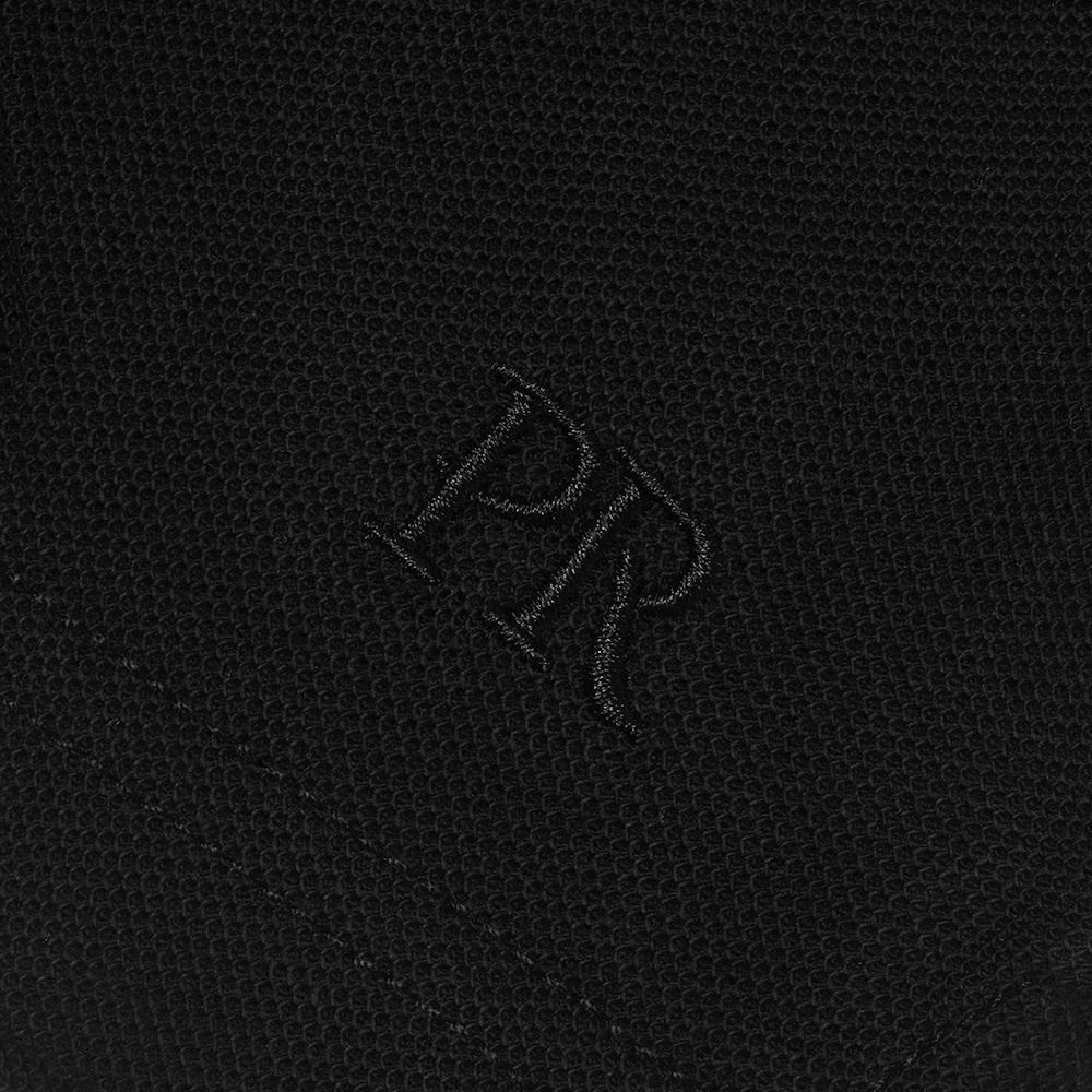 Philip Roth Bottom PR Embroidery Polo Shirt Black