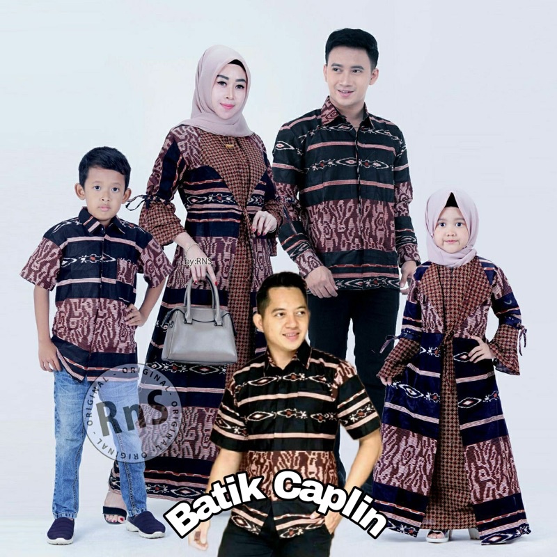 COUPEL GAMIS FAMILI Batik keluarga ,SARIMBIT IBU AYAH DAN ANAK,BAJU COUPLE BATIK MURAH SERAGAM