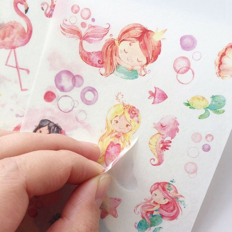 

Perlengkapan Sekolah Yo Yo 6Pcs / Pack Stiker Tulisan Happy Unicorn untuk Scrapbook / Album Foto