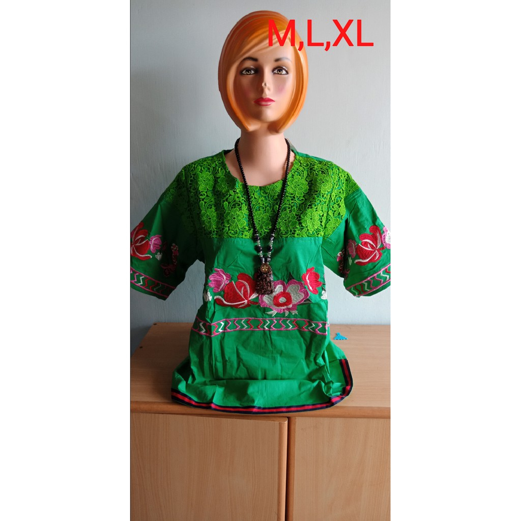 blouse el ghana bordir bunga M - XXL
