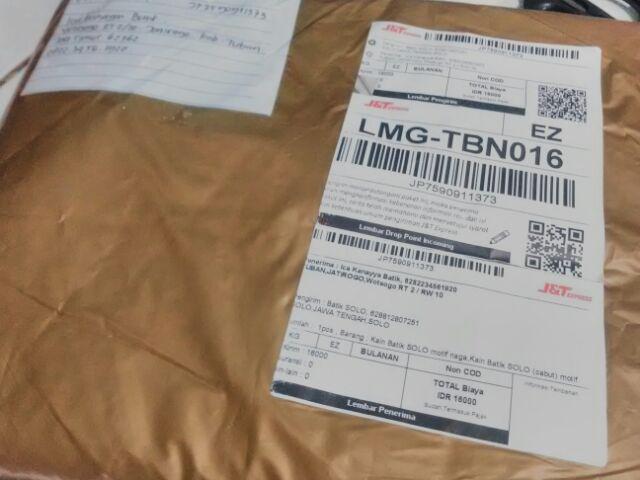 Kain Batik Solo (cabut) Motif Sogan Colet Parang Peksi