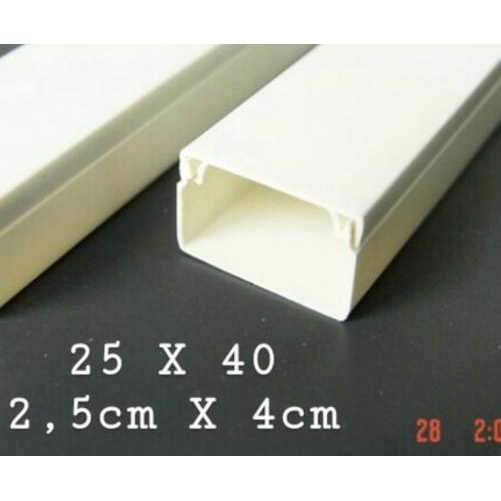 ❈ Kabel Duct / Trunking / Wiring Duct - 40x25 / 40 x 25 - 3 Meter ❃