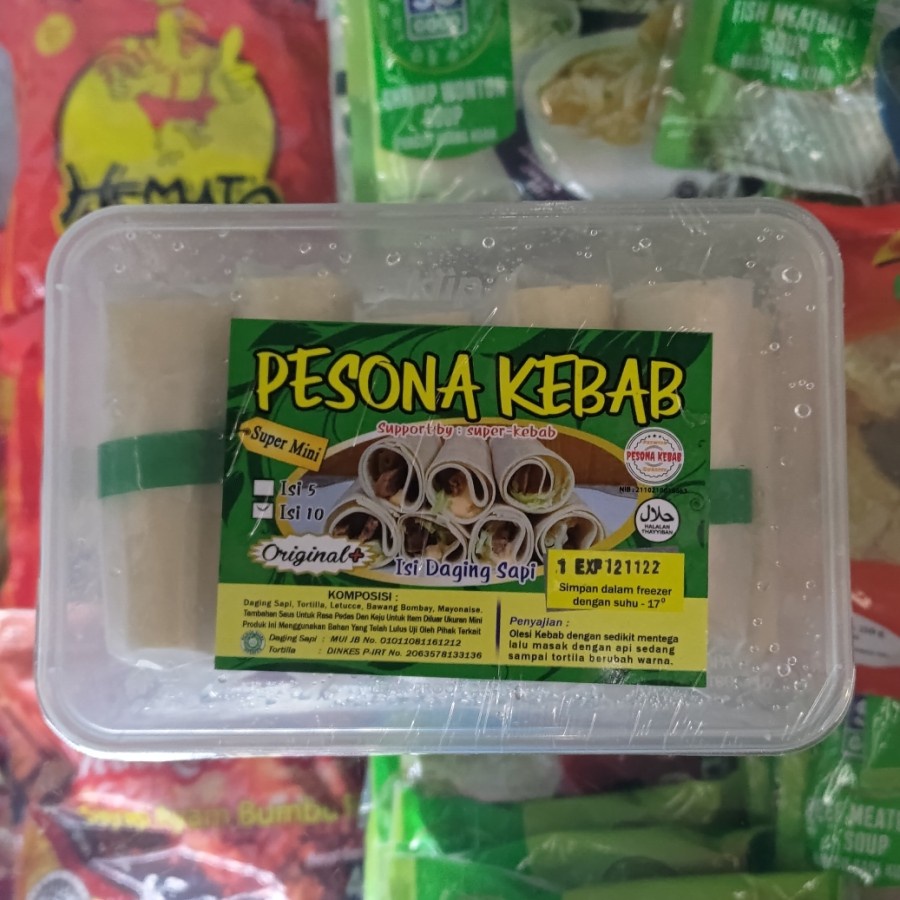 

Pesona Kebab original sapi isi 10