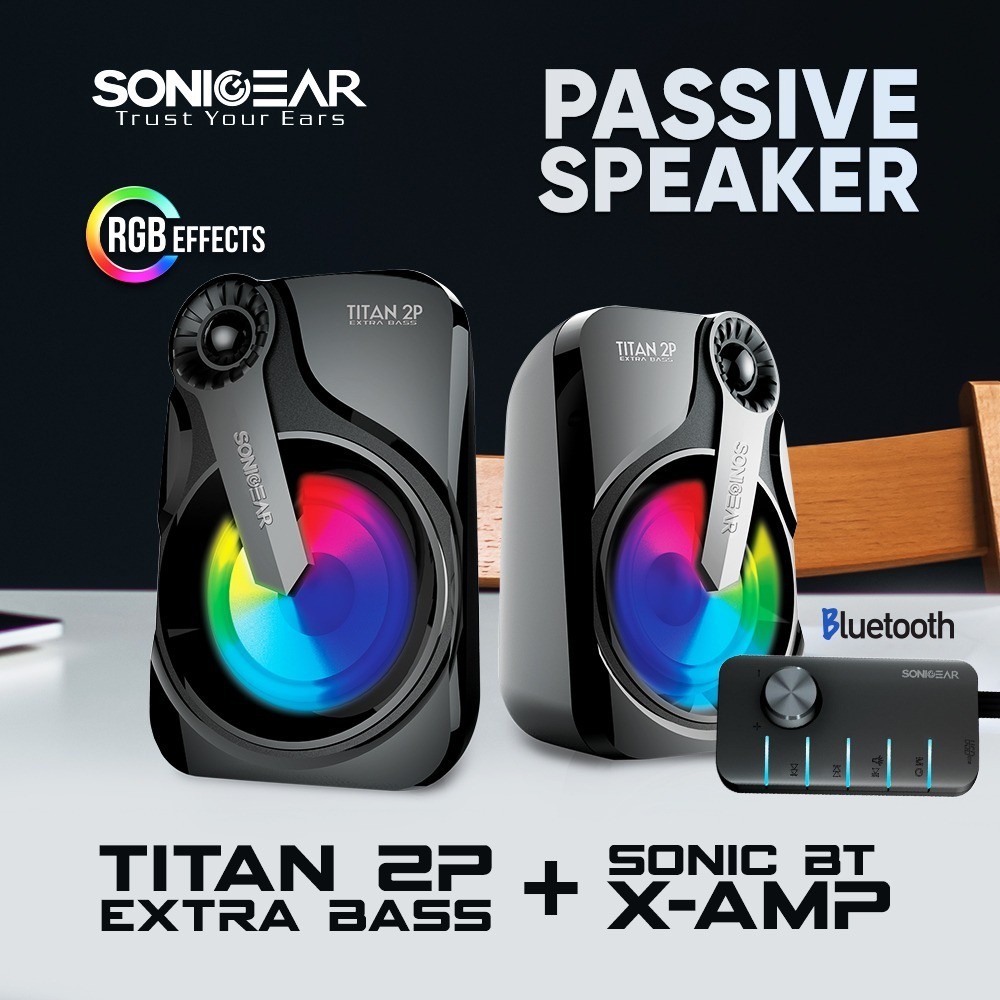 SONICGEAR TITAN 2P BT Multimedia Bluetooth Speaker