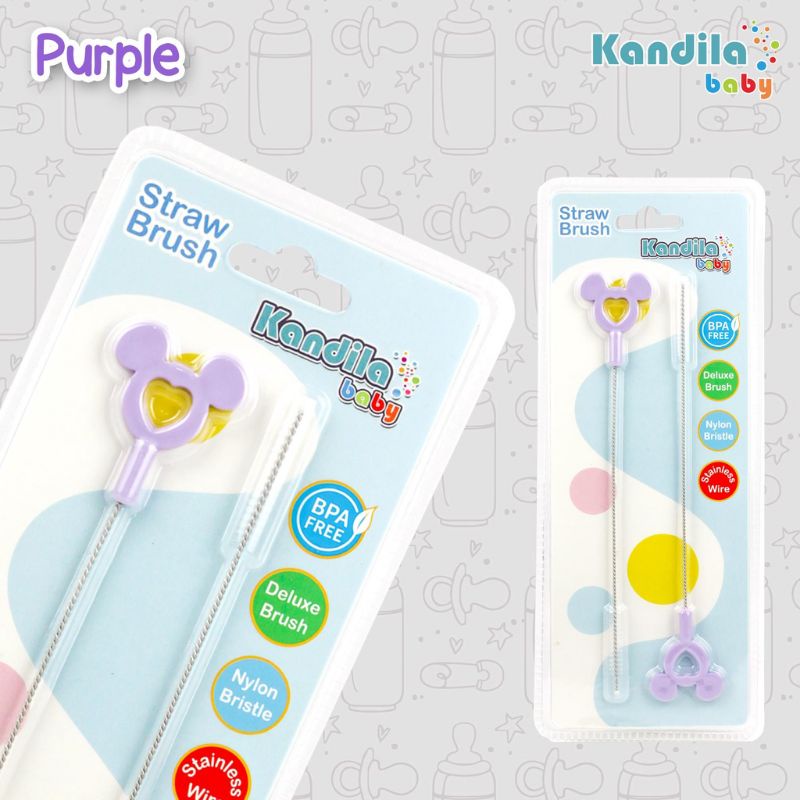 Kandila Baby Straw Brush atau Sikat Sedotan KDL-061