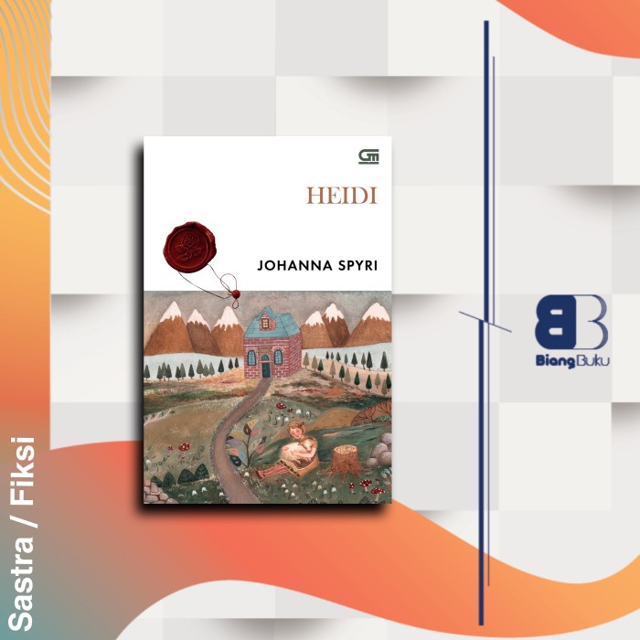 Buku Novel Classics: Heidi Johanna Spyri Ori Gramedia Baru