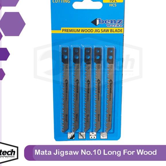 ✪ Mata Gergaji Jig Saw Jigsaw Blade kayu No.10 Long panjang Benz ♣