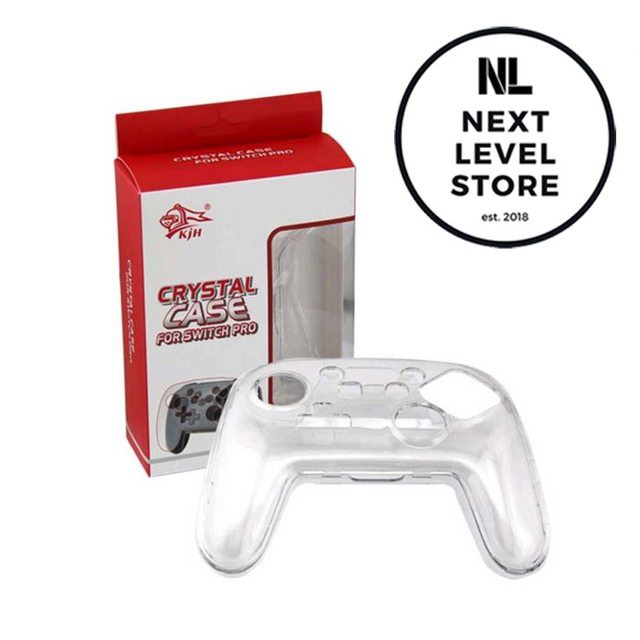 CRYSTAL CASE MIKA TRANSPARANT CLEAR NINTENDO SWITCH PRO CONTROLLER KJH