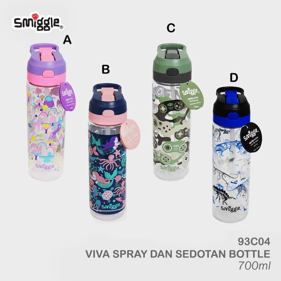 BEST SELLER SMIGGLE BOTTLE VIVA SPRAY BOTOL MINUM ANAK 700ML