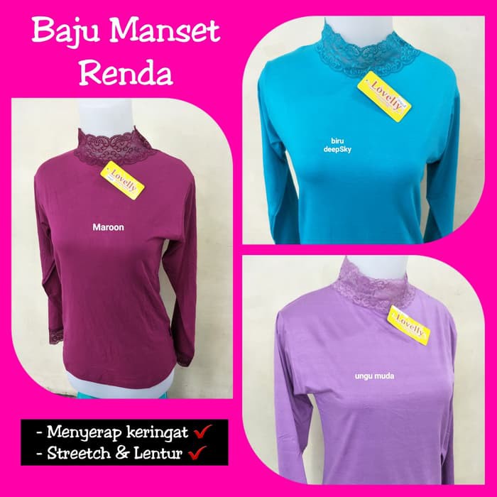 Manset Baju Renda | Manset Renda | Baju Manset Renda