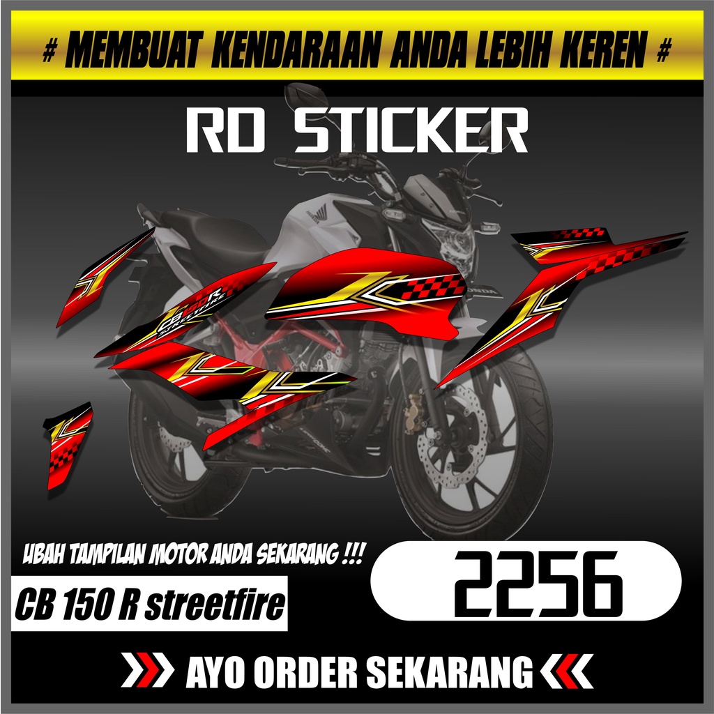Striping CB 150 R streetfire Striping CB 150 R streetfire Decal Motor CB 150 R streetfire striping C