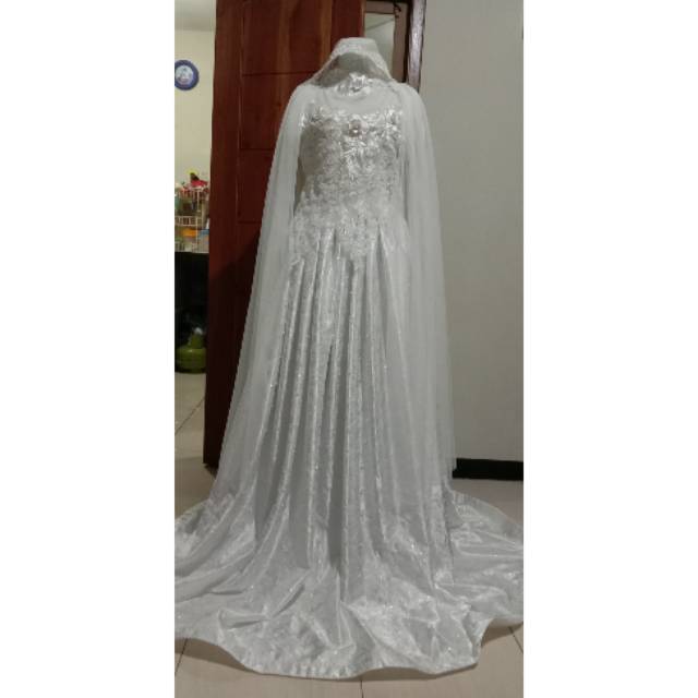 Gaun pengantin murah 1 set