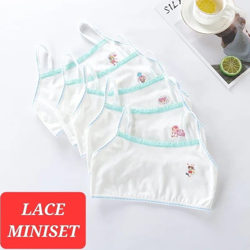 BAJUKIDDIE NET MINISET PAKAIAN DALAM ANAK CEWEK SD SMP REMAJA KATUN IMPOR NOT SOREX ADEM