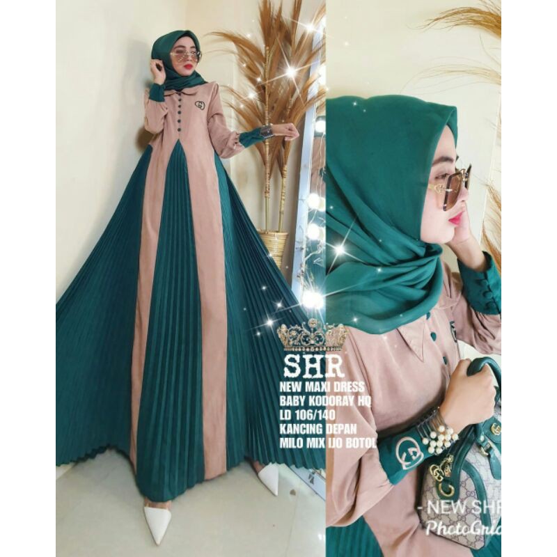 (COD) ORI SHR Maxi dress Gurame Baby Kodorai