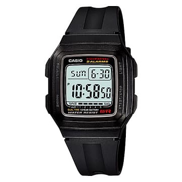 Jam Tangan Pria Wanita Casio Original F-201wa-1 Casio Digital Unisex