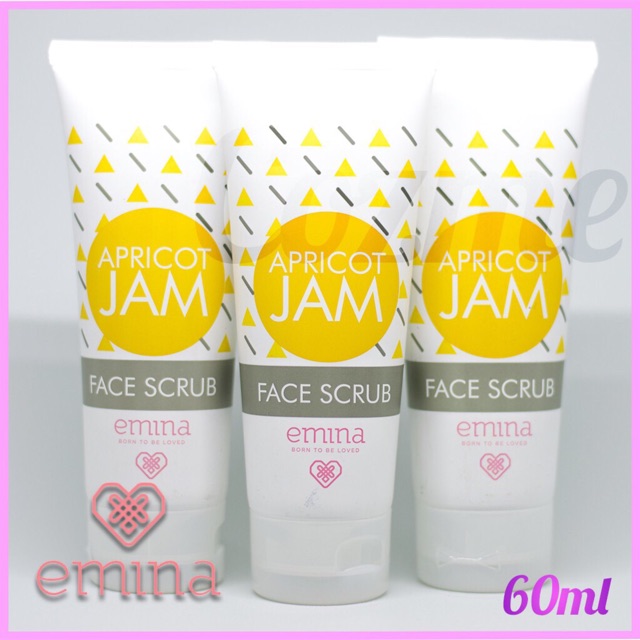 ❤️ MEMEY ❤️ EMINA Apricot Jam Face Scrub 60ml