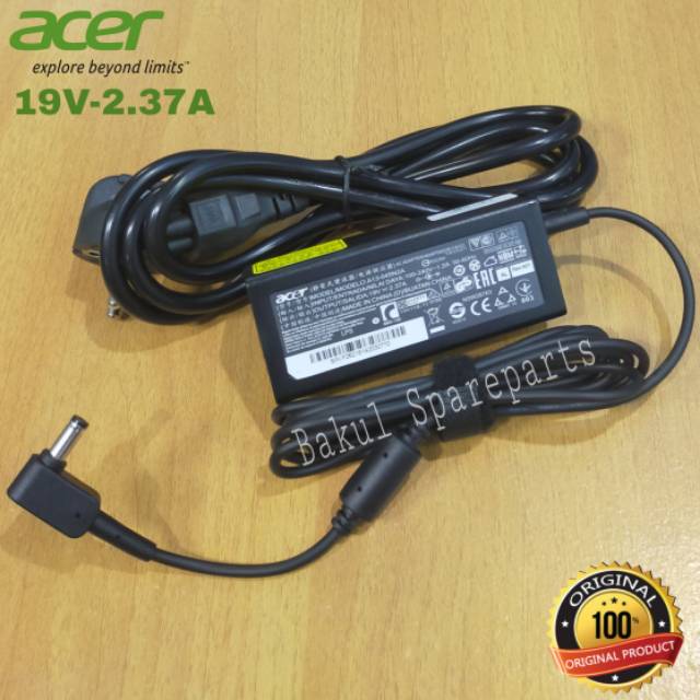 Adaptor Charger Original Acer Aspire E5-422 E5-473 E5-522 E5-532 19V-2.37A 45W