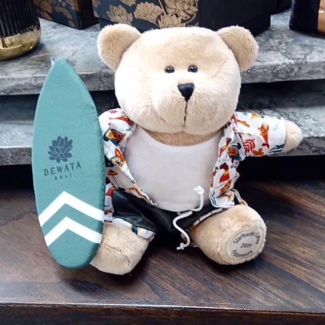 Starbucks Bearista Reserve Bali Dewata Surfing