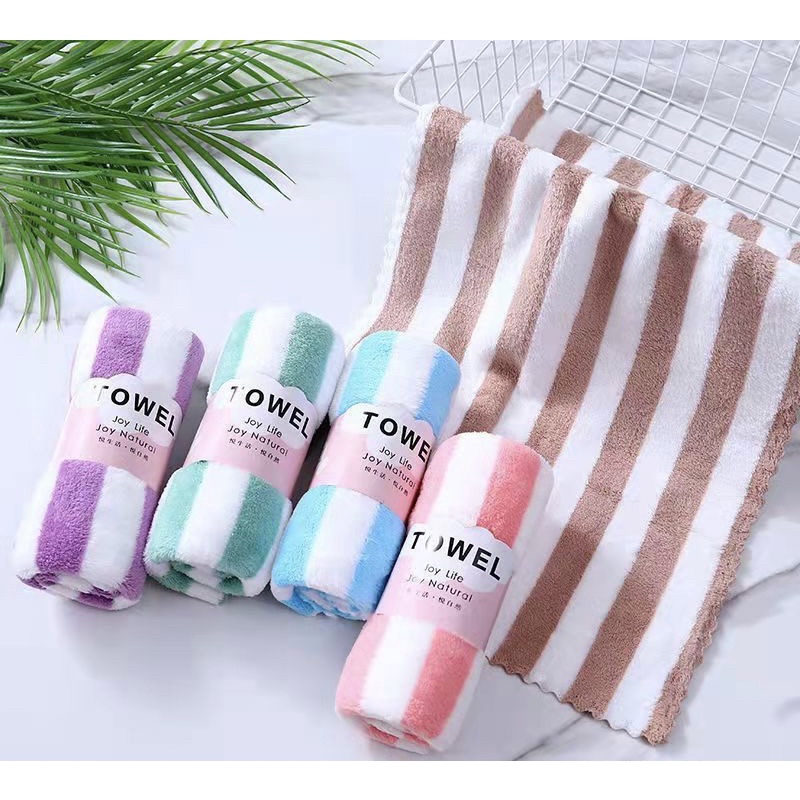 [HY.OLSHOP12] Handuk Cotton Towel Handuk Mandi &amp; Handuk Wajah Serap Air Ukuran 35x75 CM