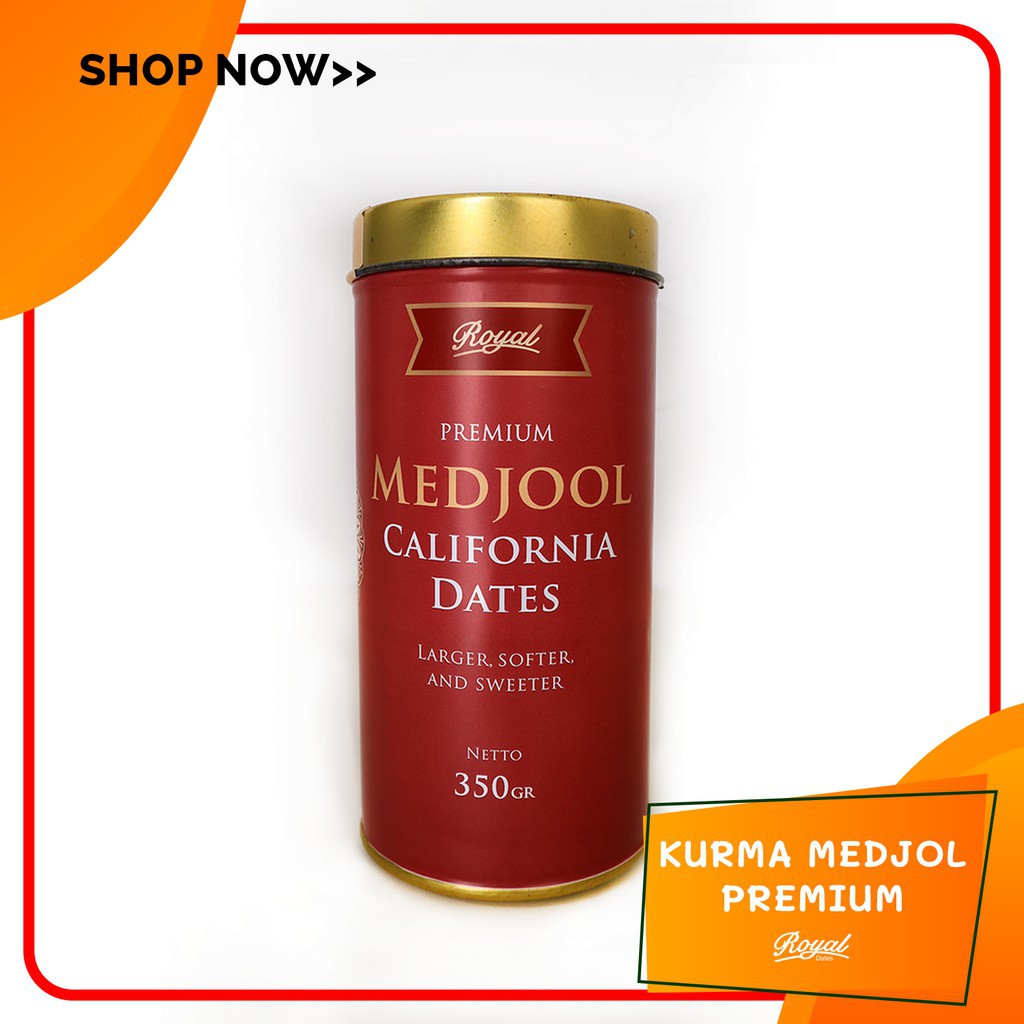 

[COD] Kurma Medjool California 350gr - Kurma Medjol Jumbo Premium - Mejol Royal Dates 350 gram