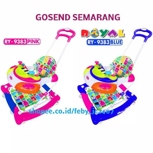 GOSEND SEMARANG BABY WALKER ROYAL 9383 PIANO ALAT BANTU JALAN BAYI APOLLO APOLO