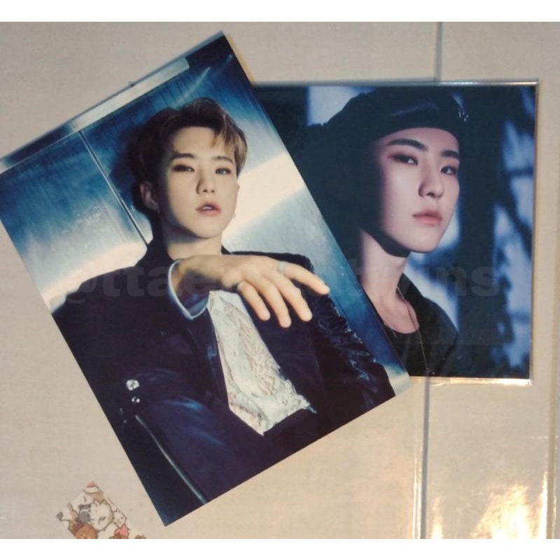 Postcard Kihno Seventeen Attacca Hoshi Set ( ada damage )
