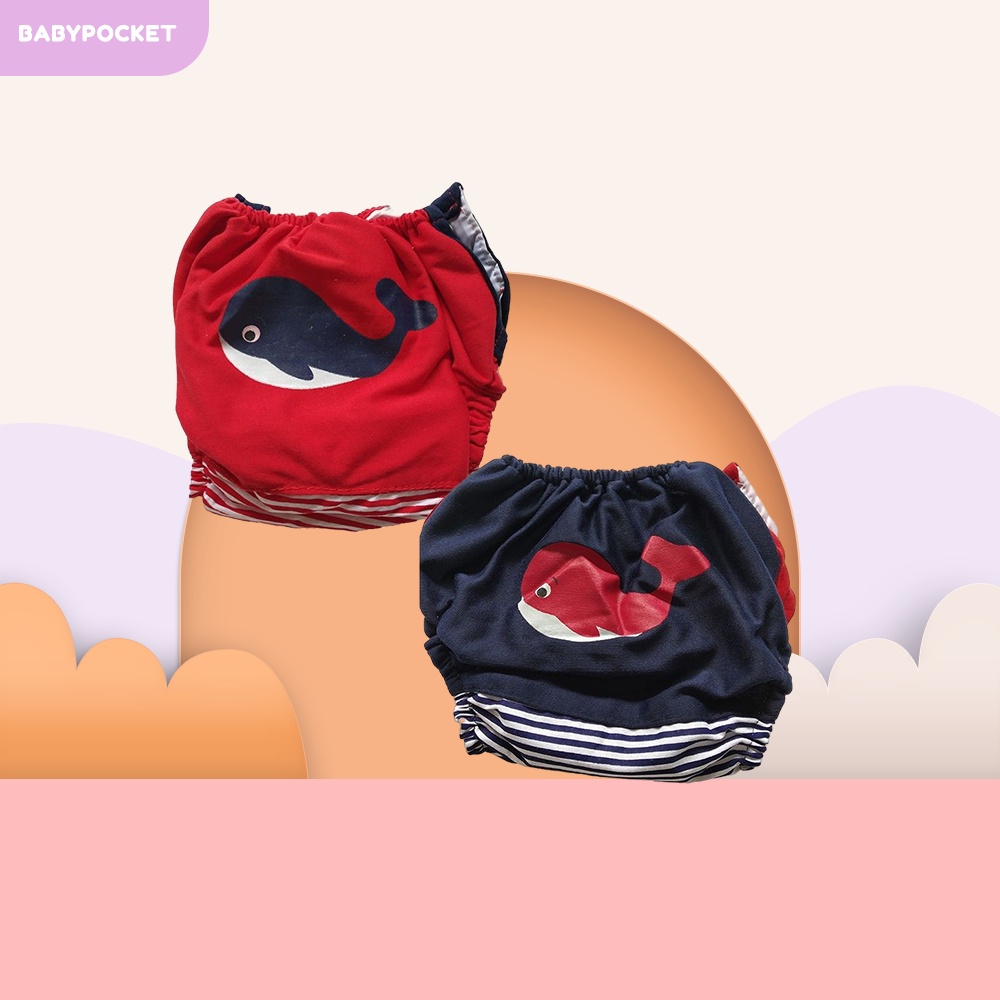 Diapers Baby Print Whales Series Original DLD3204