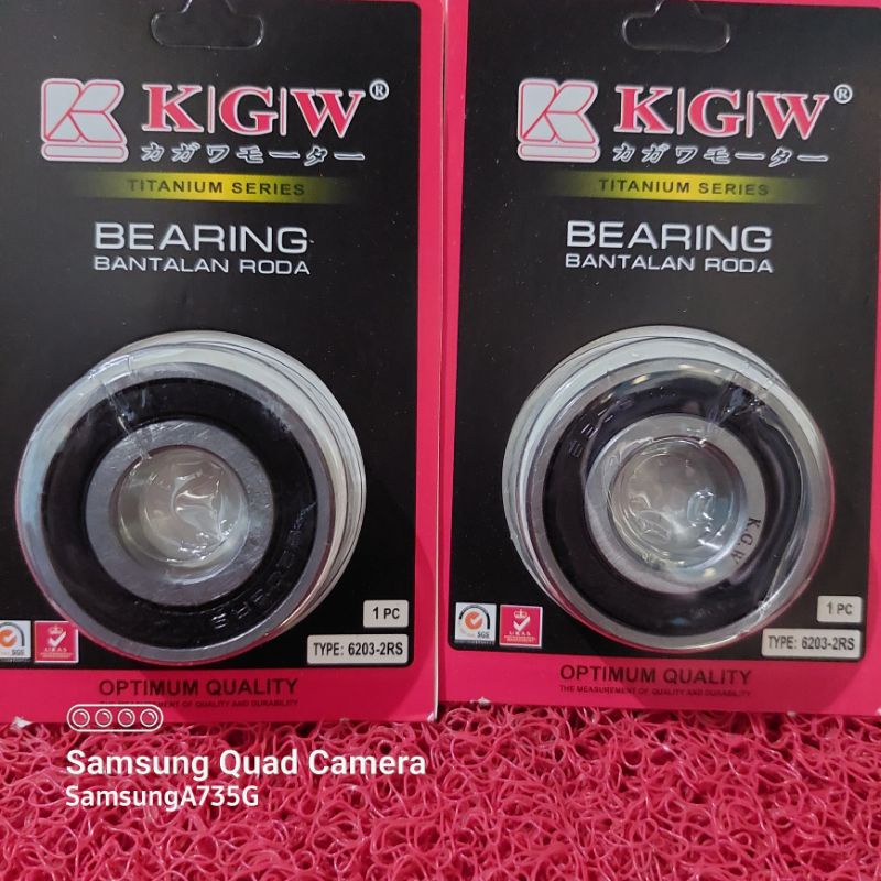 Bearing 6203 2rs Kgw Per 10 Pcs