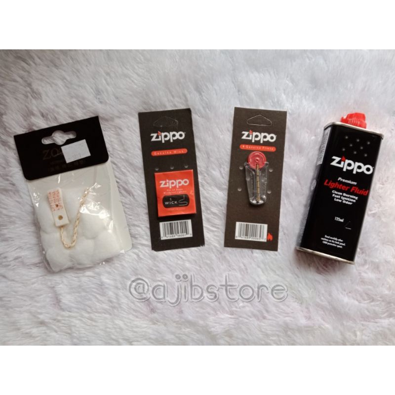 MINYAK ZIPPO+ BATU + SUMBU KOREK